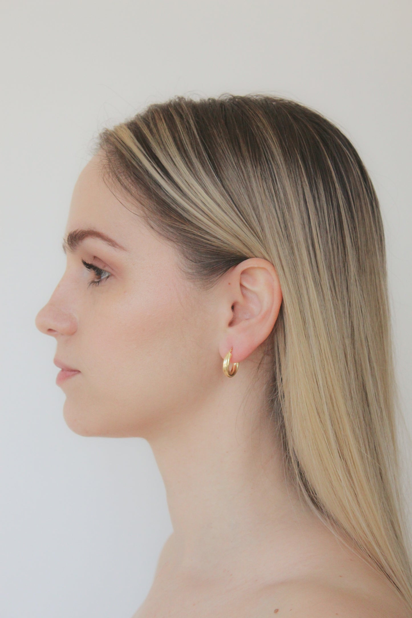Mini twisted hoops