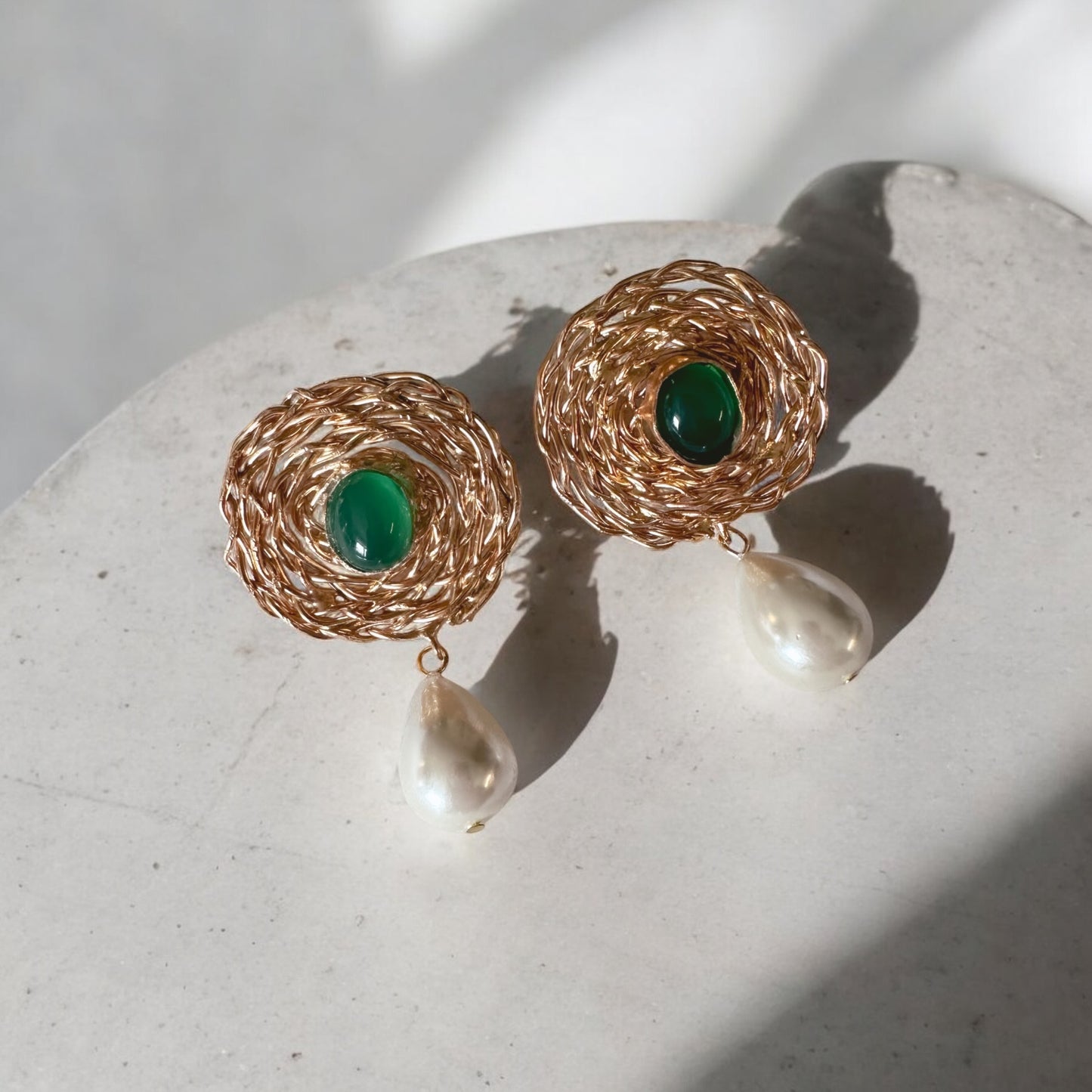 Emerald earrings