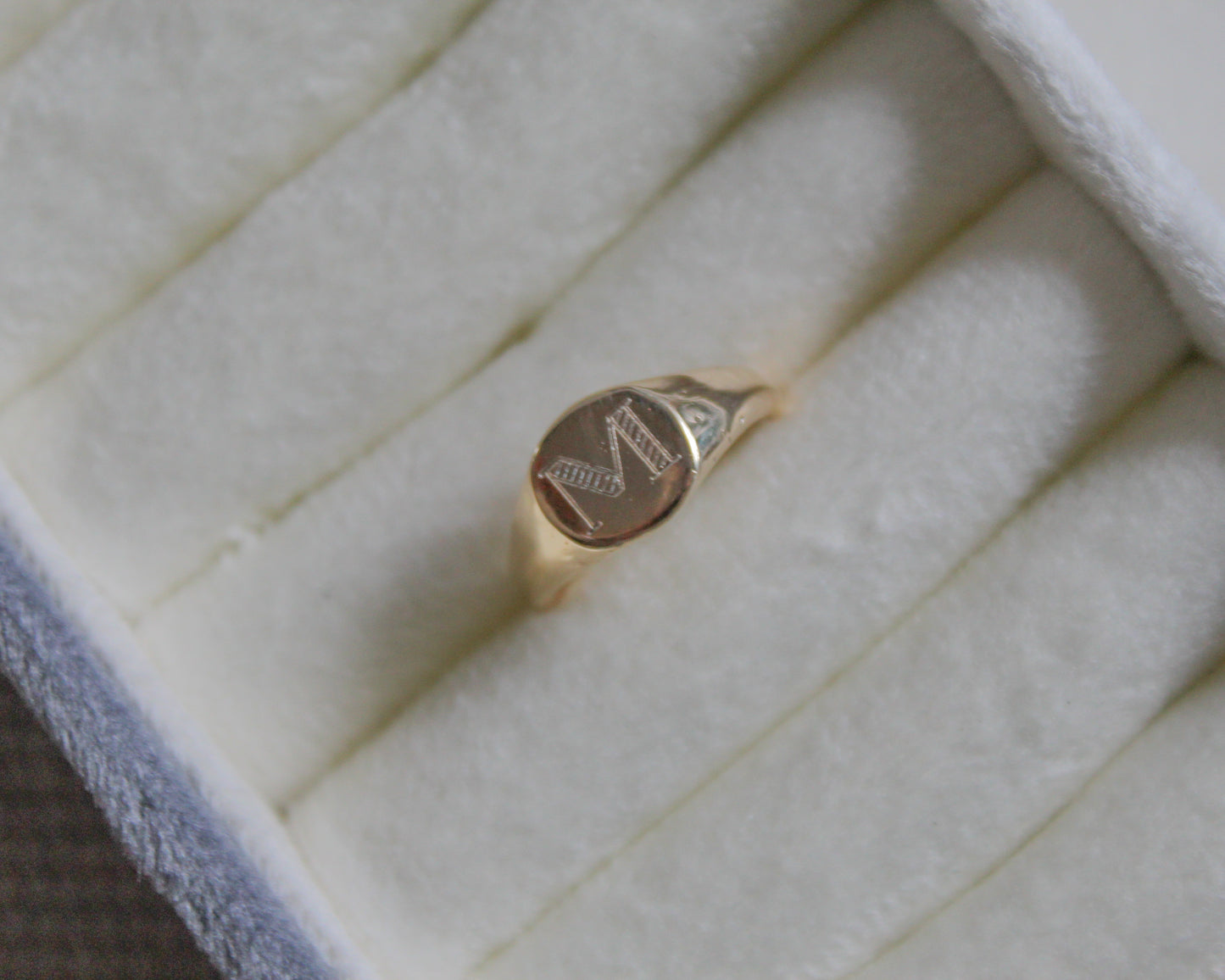 Personalized Monogram Pinky Ring
