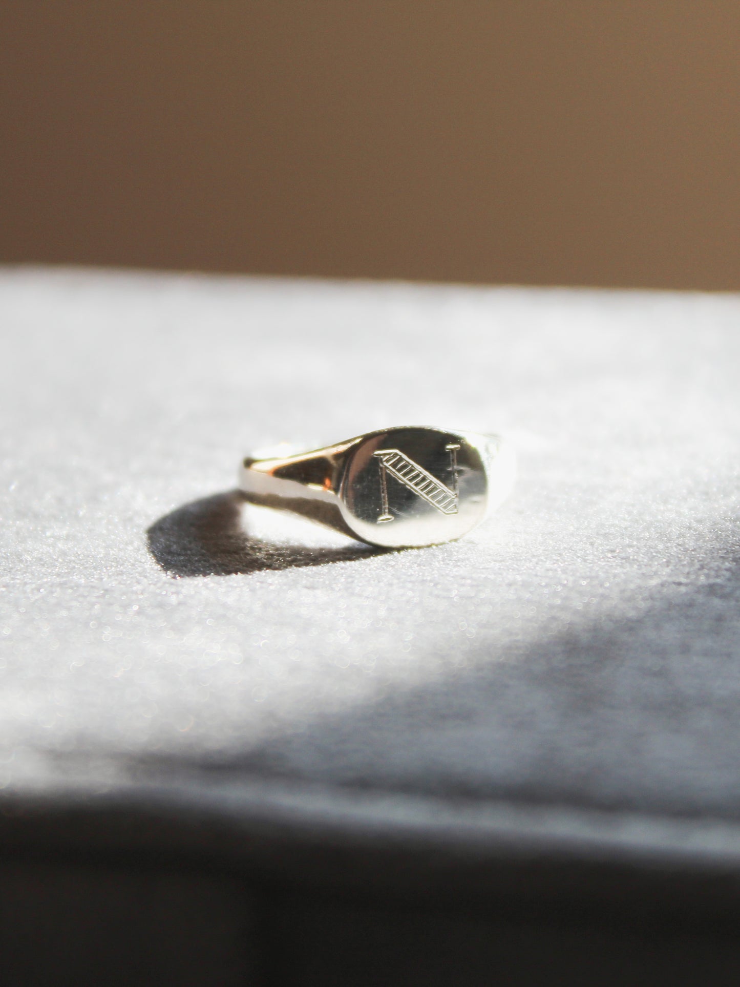 Personalized Monogram Pinky Ring
