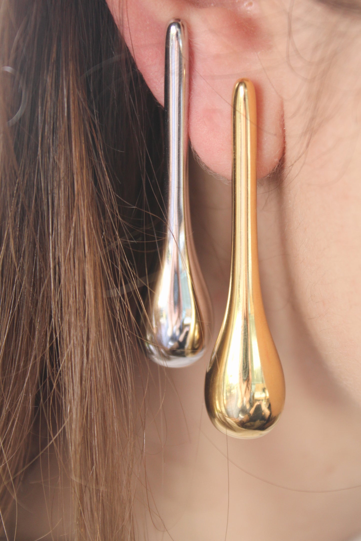 Goutte - Gold Plated Silver