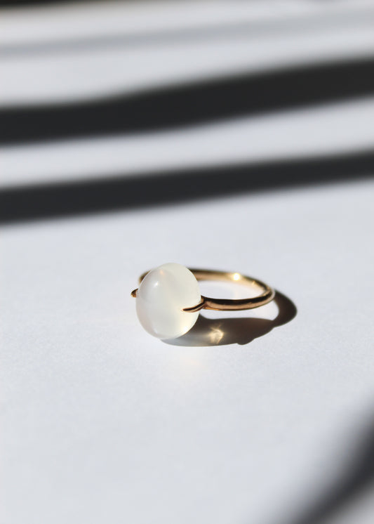 Ivory Mist - White Moonstone