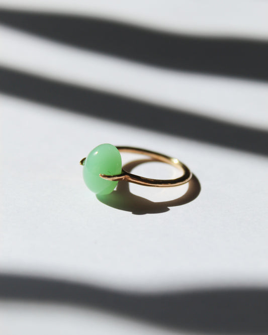 Emerald silk - Chrysoprase