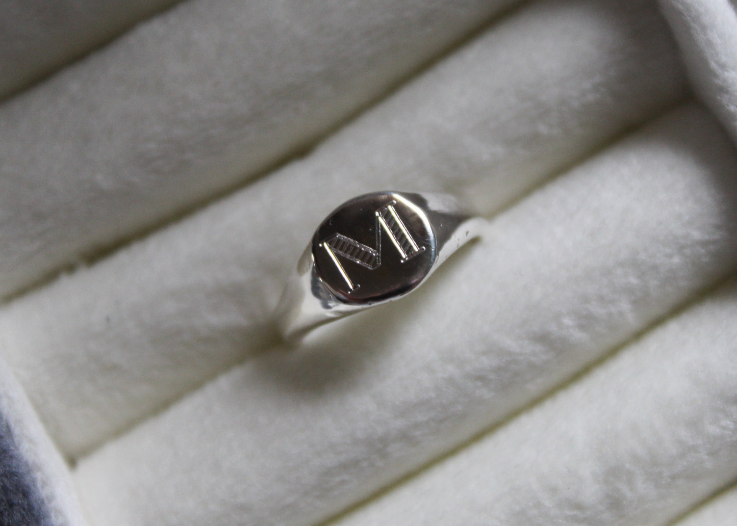 Personalized Monogram Pinky Ring