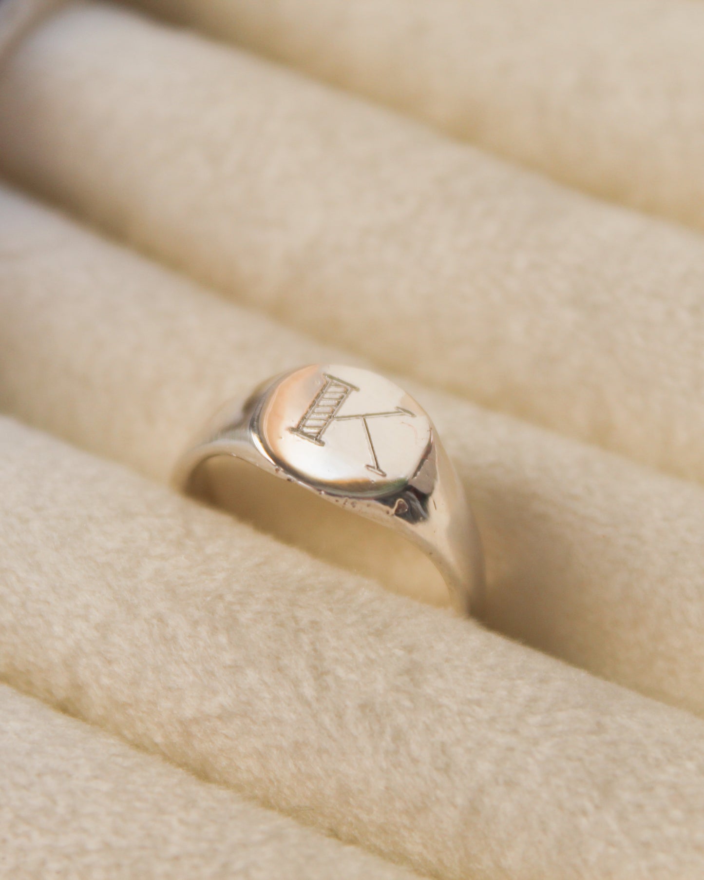Personalized Monogram Pinky Ring