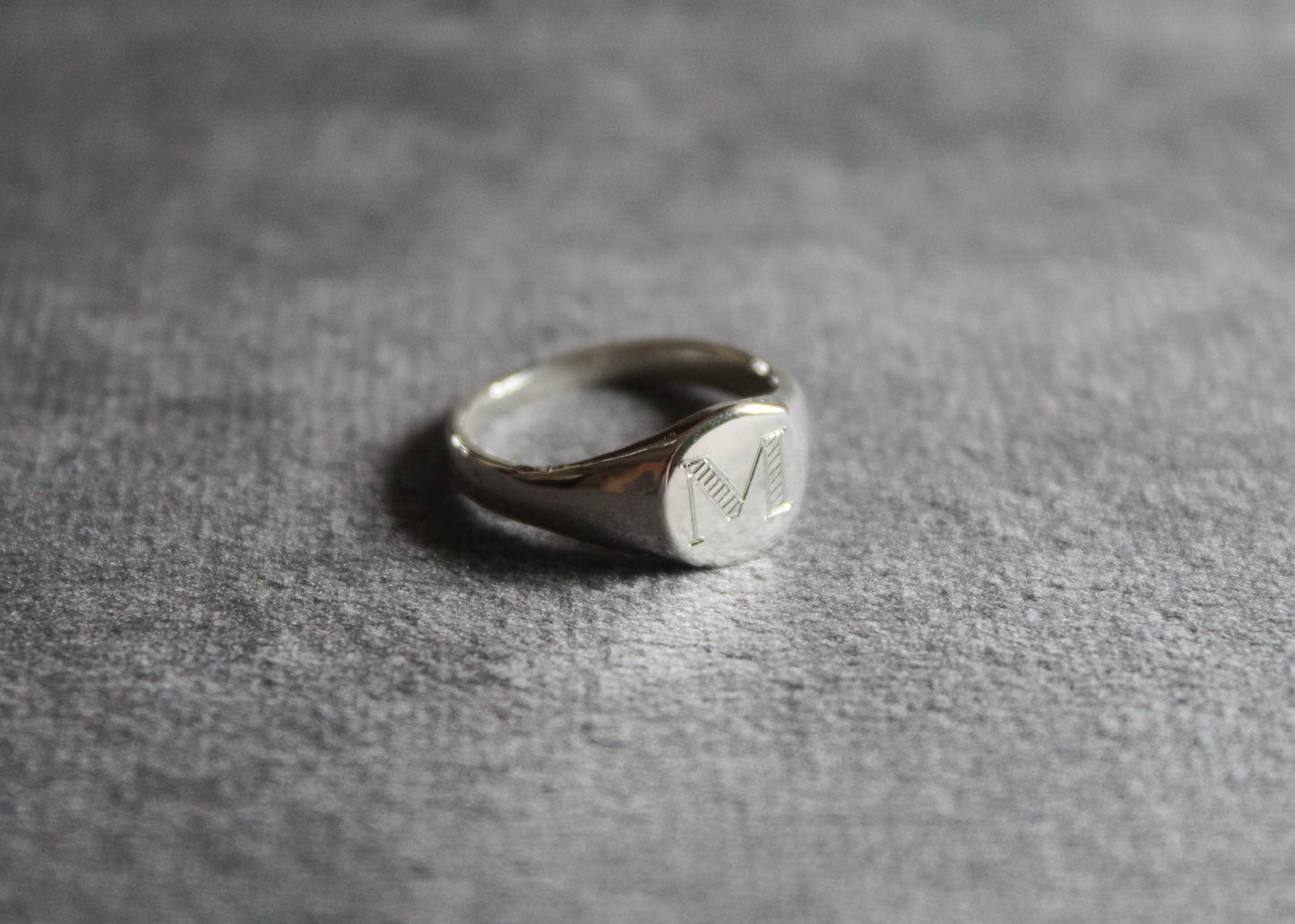 Personalized Monogram Pinky Ring