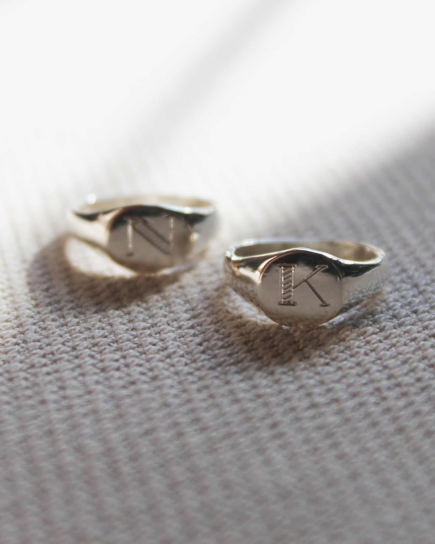 Personalized Monogram Pinky Ring