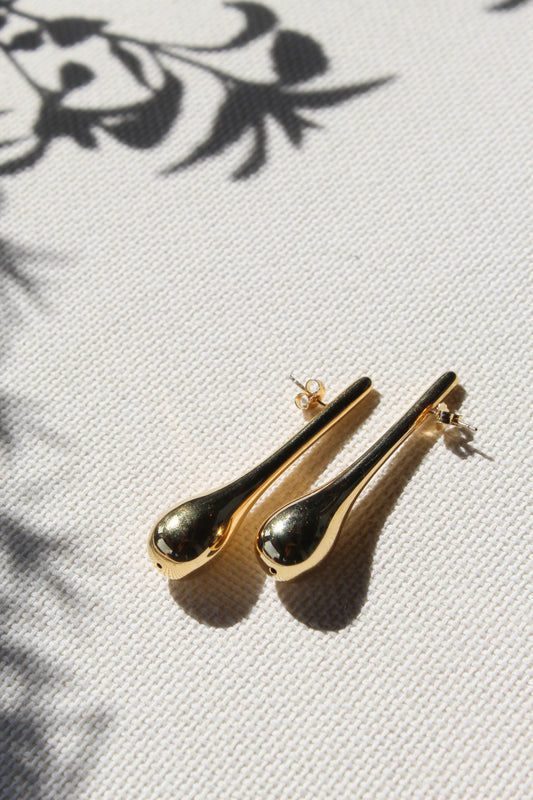 Goutte - Gold Plated Silver