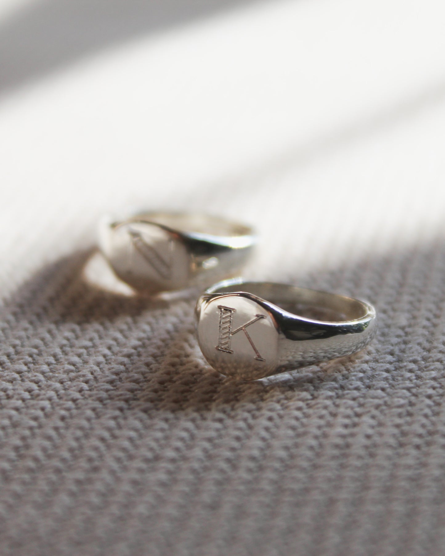 Personalized Monogram Pinky Ring