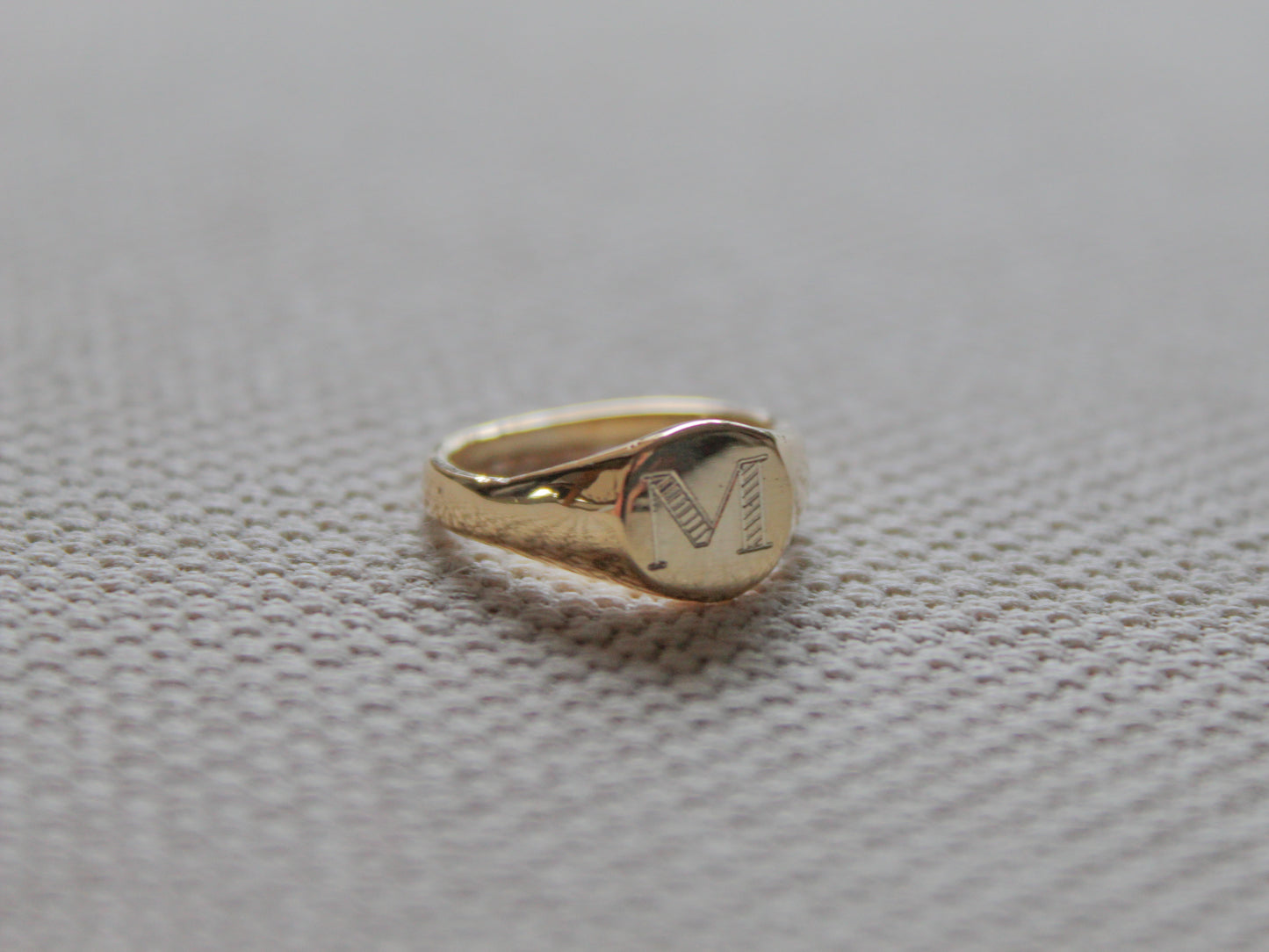 Personalized Monogram Pinky Ring