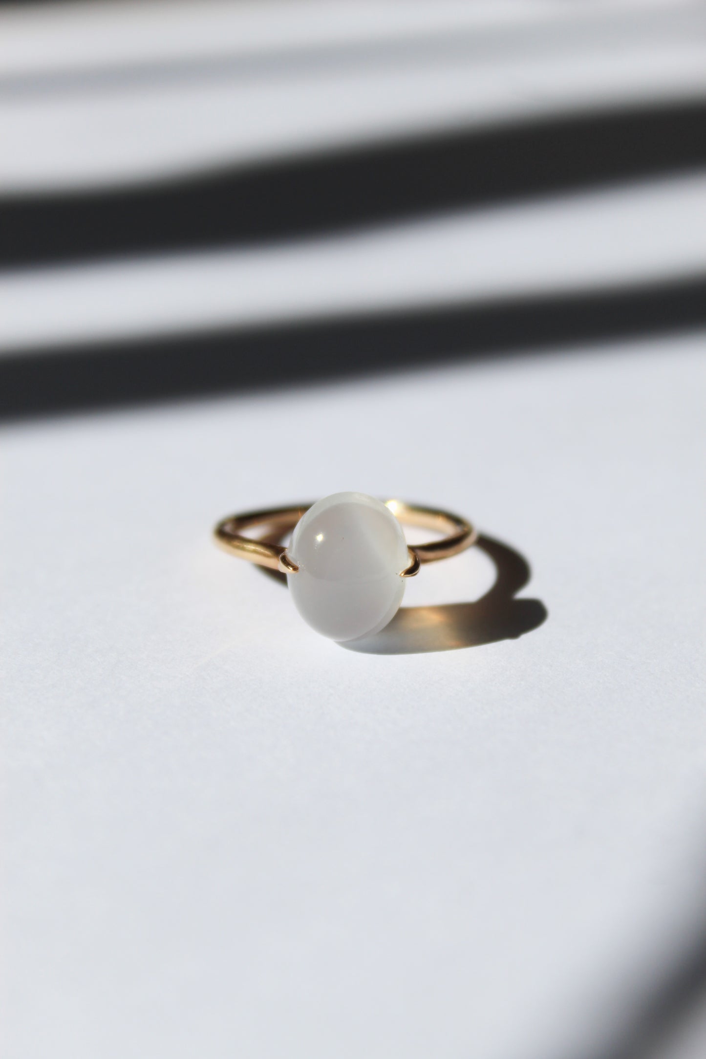 Ivory Mist - White Moonstone