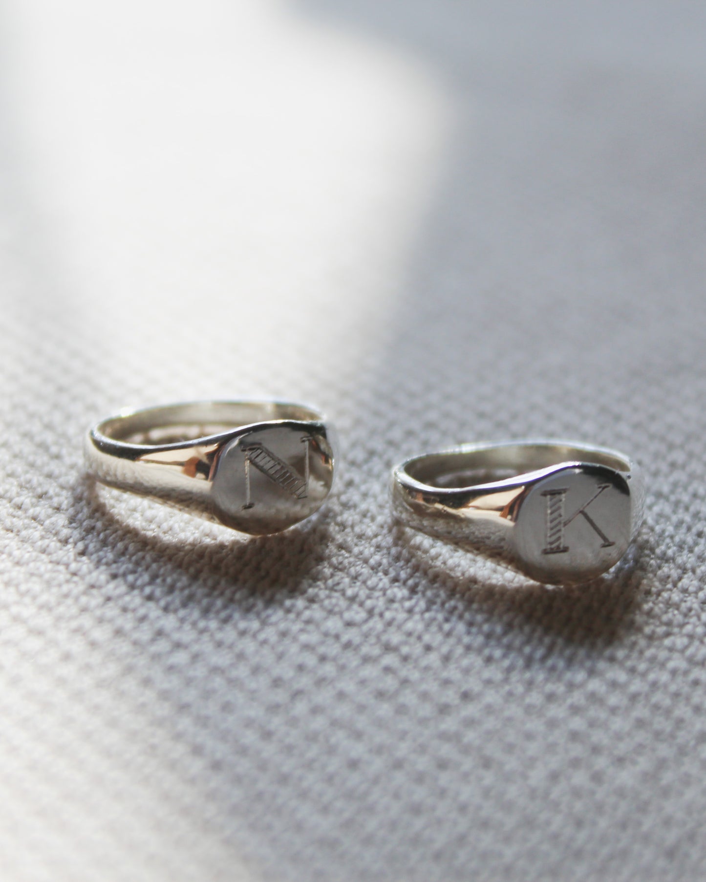 Personalized Monogram Pinky Ring