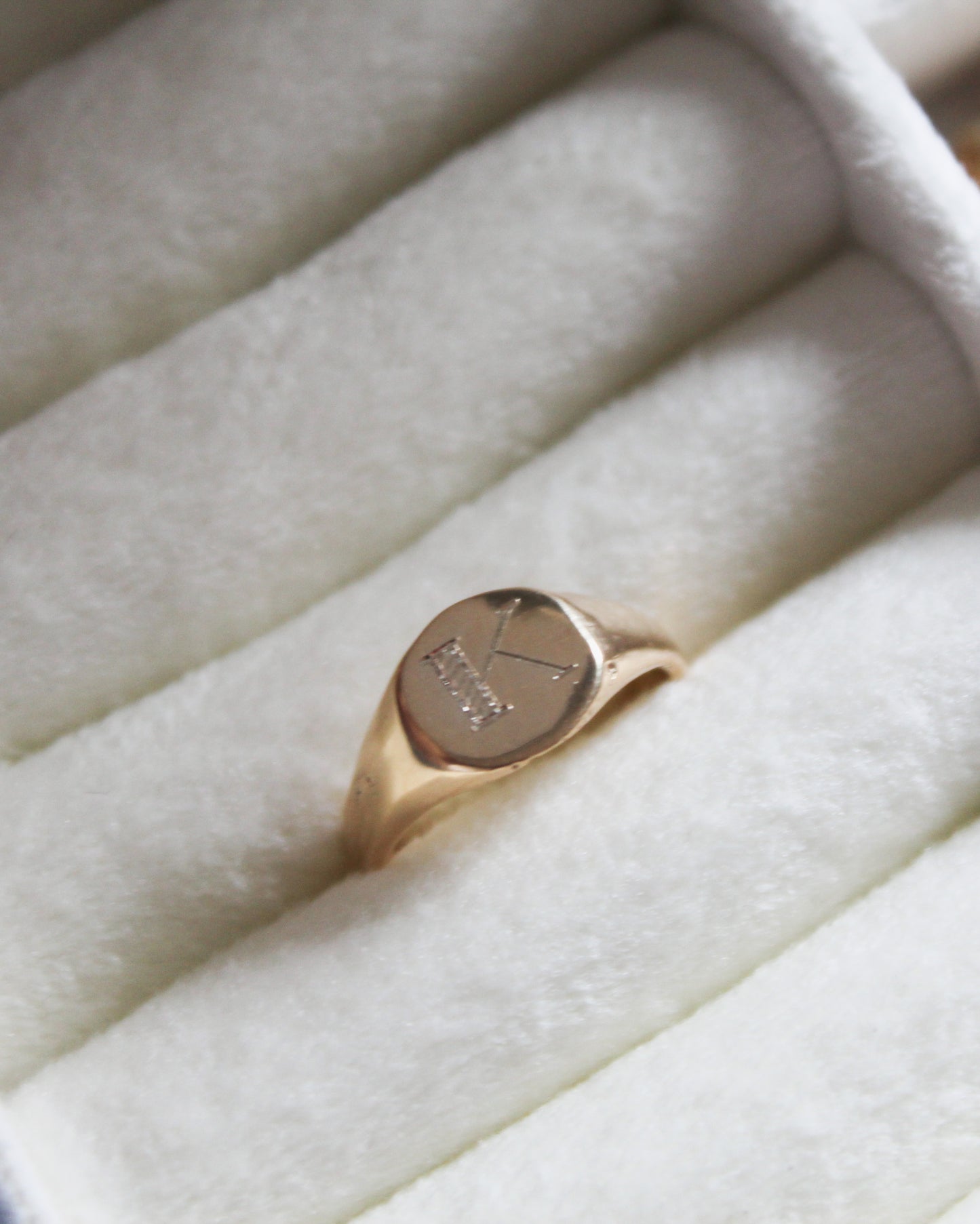 Personalized Monogram Pinky Ring