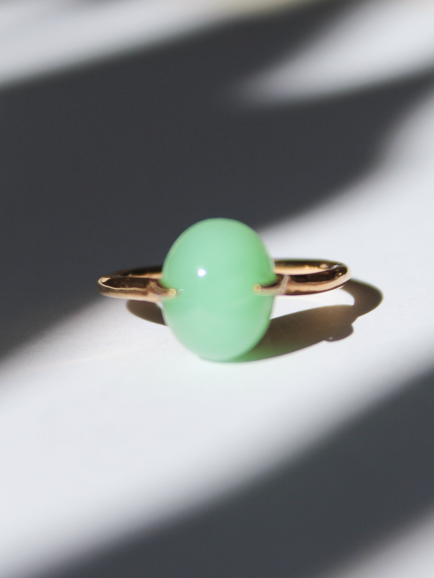 Emerald silk - Chrysoprase