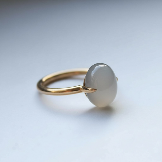 Harmony rings – white moonstone