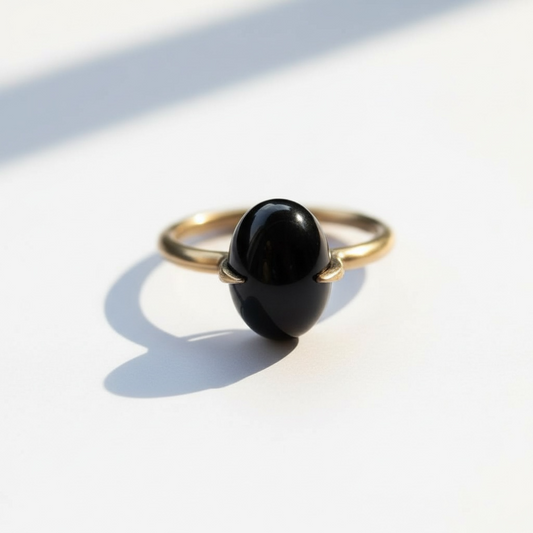 Harmony rings – black onyx